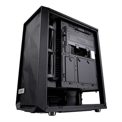 Fractal Design Meshify C Midi Tower Blackout Tempered Glass PC Case