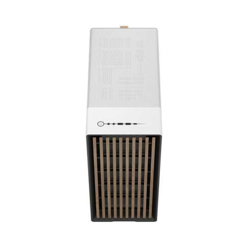 Fractal Design North Chalk White Tempered Glass Clear Tint ATX PC Case
