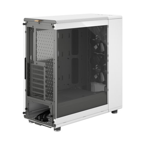 Fractal Design North Chalk White Tempered Glass Clear Tint ATX PC Case