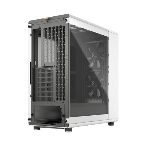 Fractal Design North Chalk White Tempered Glass Clear Tint ATX PC Case