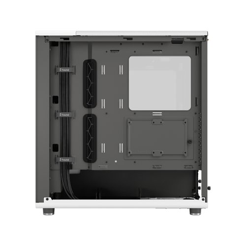 Fractal Design North Chalk White Tempered Glass Clear Tint ATX PC Case
