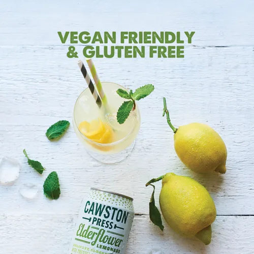 Cawston Press Cans  Elderflower Lemonade  24x330ml