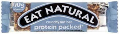 Eat Natural Protein Packed Crunchy Nut Gluten Free Bar 40g (Pack 12 x 40g)  - 0401374