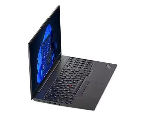 8LEN21JT0008 | The Lenovo ThinkPad E14 Gen 5 (14? Intel) laptop is powerful, durable, and secure, to help you excel at your daily business needs. It’s designed for data tabulation, quick design projects, research, and reviewing content. Equipped with an Intel® Core™ processor, onboard integrated UMA graphics or optional discrete graphics, and extensive memory and SSD storage, the E14 Gen 5 delivers fast, powerful performance.The colour options give the ThinkPad E14 Gen 5 (14? Intel) laptop a contemporary, professional look. The new keyboard design gives an enhanced feel, for smoother, error-free inputs. Its 115mm x 56mm trackpad improves onscreen navigation. The ThinkPad E14 Gen 5 also features a crystal-clear 14? display, up to WUXGA+, with 100% sRGB colour gamut, optional touch, and hardware-based Low Blue Light certification for an exceptional visual experience.The ThinkPad E14 Gen 5 (14? Intel) laptop houses all the ports needed for peripherals and better collaboration, including USB-C 3.2, USB-A 3.2 and 2.0, and Thunderbolt™ 4. Connect wirelessly hassle-free with WiFi 6E and Bluetooth® 5.0, and rely on dual mics and a hybrid FHD + IR webcam (with privacy shutter) for efficient, effective collaboration.