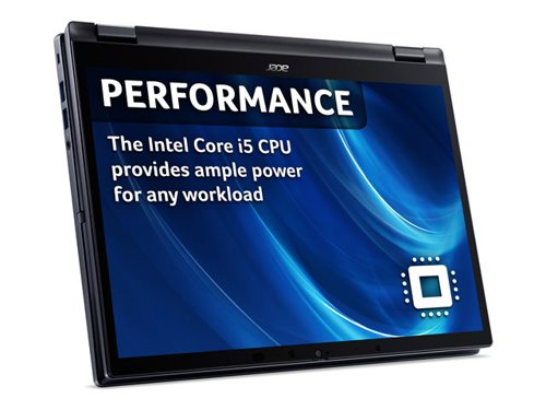 Acer TravelMate Spin P4 TMP414RN-52 14 Inch Intel Core i5-1240P 8GB RAM 256GB SSD Intel Iris Xe Graphics Windows 10 Pro Education Notebook