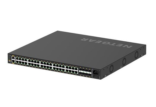 NETGEAR M4250 48-Port Managed Rackmount Gigabit PoE Plus Switch including 8 x 1GbE SFP Plus Ports 8NE10341886 Buy online at Office 5Star or contact us Tel 01594 810081 for assistance