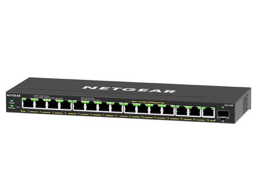 NETGEAR GS316EP 16 Power Over Ethernet Plus Gigabit Ethernet Network Switch  8NE10331597
