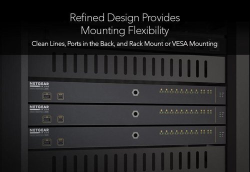 The NETGEAR M4250 Switch Series introduces the AV Line, developed and engineered for audio/video professionals with dedicated service and support. M4250 has been built from the ground up for the growing AV over IP market, combining years of networking expertise in AV with M4300 and M4500 series with best practices from leading experts in the professional AV market. AV codecs generally use 1Gbps or 10Gbps per stream and the AV Line of M4250 targets the widespread 1Gbps codecs.
