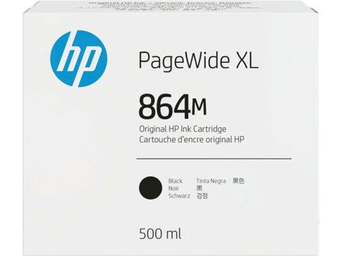 HP3ED90A - HP No 864M Black Standard Capacity Ink Cartridge  500ml - 3ED90A