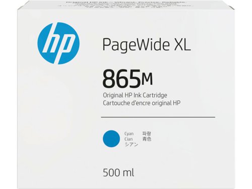 HP No 865M Cyan Standard Capacity Ink Cartridge  500ml - 3ED89A
