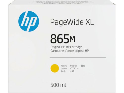 HP No 865M Yellow Standard Capacity Ink Cartridge  500ml - 3ED88A
