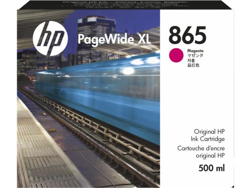 HP3ED83A - HP No 865 Magenta Standard Capacity Ink Cartridge  500 ml - 3ED83A