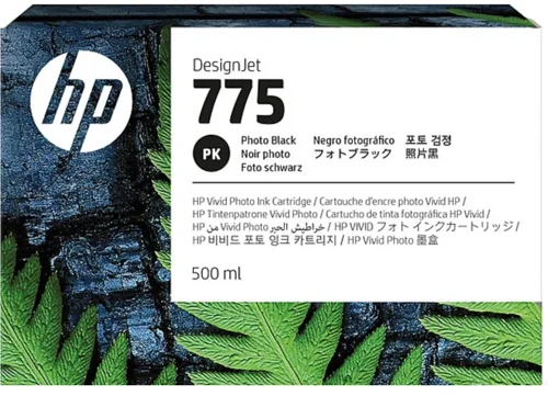 HP No 775 Photo Black Standard Capacity Ink Cartridge  500 ml - 1XB21A  HP1XB21A