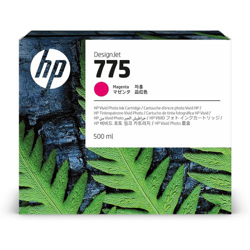 HP No 775 Magenta Standard Capacity Ink Cartridge  500 ml - 1XB18A
