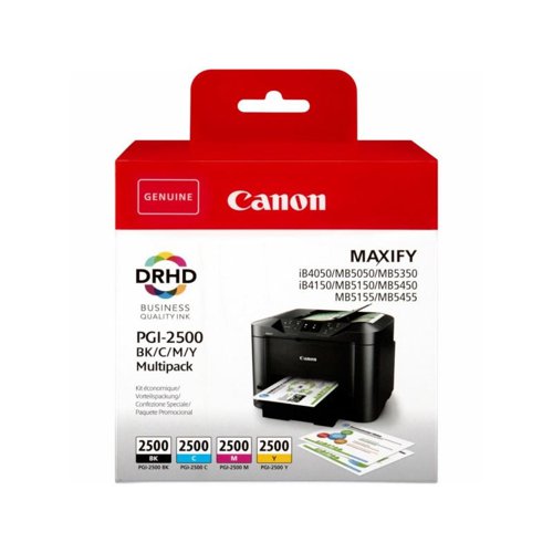 Canon PGI-2500 BK/C/M/Y Multi Ink 9290B006