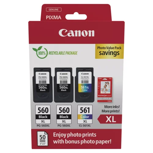 Canon PG-560Xlx2/CL-561XL Pvp Ink 3712C012