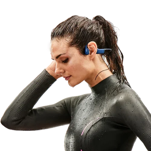 Shokz OpenSwim Blue Bluetooth NeckBand Headset