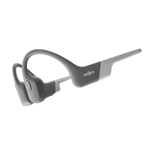 Shokz OpenRun Grey Bone Conduction Bluetooth NeckBand Headset