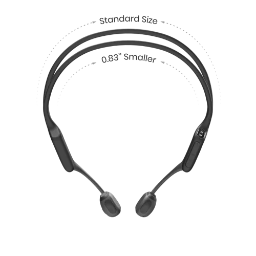 Shokz OpenRun Pro Mini Black Bone Conduction Bluetooth NeckBand Headset Headsets & Microphones 8SZS811BK