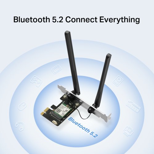 TP-Link AX3000 WiFi 6 Bluetooth PCIe Adapter