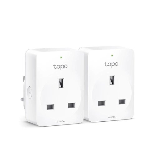 TP-Link Tapo Mini Smart Wi-Fi Socket with Energy Monitoring Twin Pack TP-Link