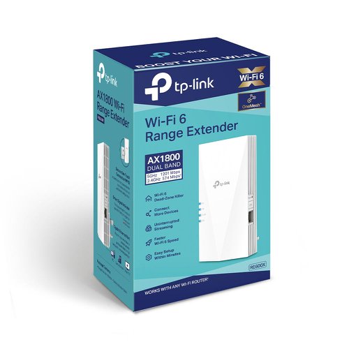 TP-Link AX1800 Wi-Fi 6 Range Extender Home Plug Network 8TP10349043