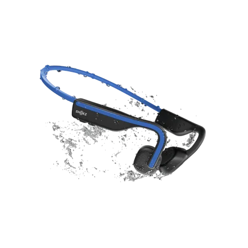 Shokz OpenMove Blue Bone Conduction Bluetooth NeckBand Headset Headsets & Microphones 8SZS661BL
