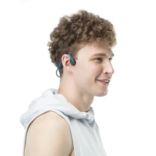 Shokz OpenMove Blue Bone Conduction Bluetooth NeckBand Headset