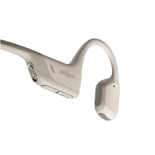 Shokz OpenRun Pro Mini Beige Bone Conduction Bluetooth NeckBand Headset