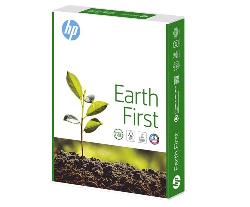 HP Earth First Paper A4 80gsm White (Pack of 2500) CHPEF080X406 RH00607 Buy online at Office 5Star or contact us Tel 01594 810081 for assistance