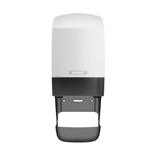 Katrin System Toilet Roll Dispenser with Core Catcher White 77465 - Metsa Tissue - KZ07746 - McArdle Computer and Office Supplies