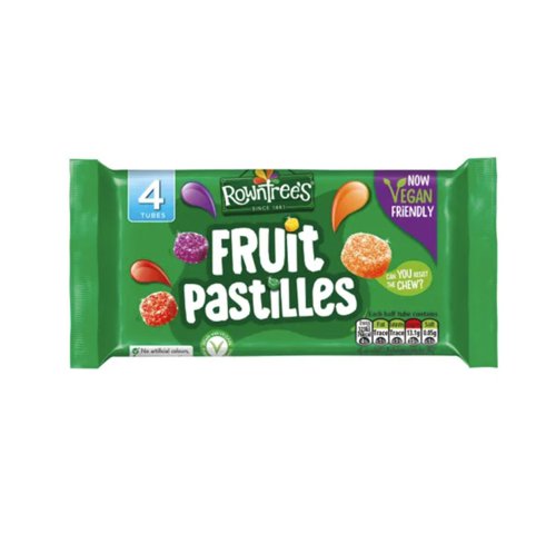 Fruit flavoured jelly sweets, every paper tube contains a mixture of 5 fantastic flavours: blackcurrent, lemon, strawberry, lime and orange. No artificial colours, flavours or preservatives. Vegan friendly. Supplied in a pack of 4 individually wrapped tubes.