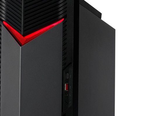 The fiery-accented, black-hued Nitro 50 is a prebuilt gaming PC with all the trimmings to deliver maximum performance with its 13th Gen Intel Core processor, NVIDIA GeForce RTX 30 Series graphics, and lightning-fast storage for all your loading needs.
