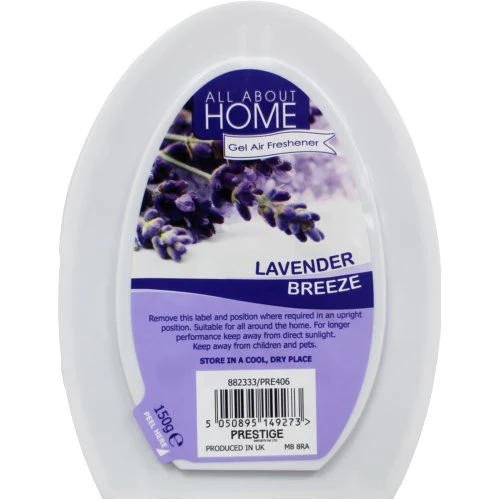 All About Home Gel Air Freshener 150 Gram Lavender Breeze (Pack 3) - 1008295