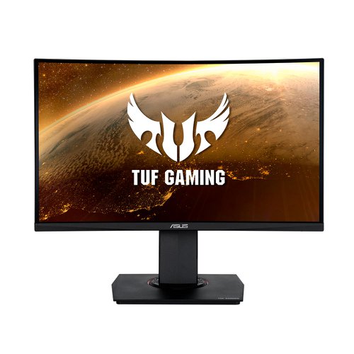 ASUSVG24VQR | TUF Gaming VG24VQR is a 23.6-inch, Full HD (1920x1080), curved display with an ultrafast 165Hz refresh rate designed for professional gamers and those seeking immersive gameplay. Its impressive curved display features Adaptive-Sync (FreeSync Premium™) technology, for extremely fluid gameplay without tearing and stuttering.