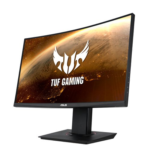 ASUSVG24VQR | TUF Gaming VG24VQR is a 23.6-inch, Full HD (1920x1080), curved display with an ultrafast 165Hz refresh rate designed for professional gamers and those seeking immersive gameplay. Its impressive curved display features Adaptive-Sync (FreeSync Premium™) technology, for extremely fluid gameplay without tearing and stuttering.