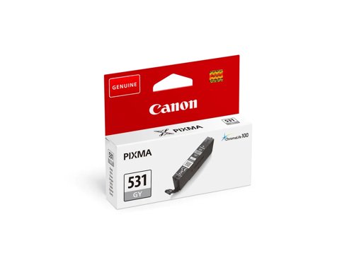 Canon CLI-531 Grey standard Ink Cartridge 8.2ml - 6122C001 CACLI531GYEUR