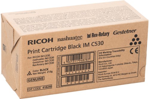 Ricoh Print Cartridge Black IM C530 418240