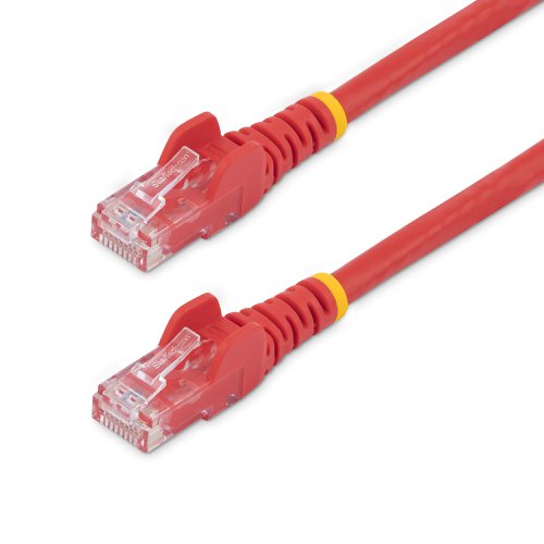 StarTech.com 100ft CAT6 UTP Red Snagless Gigabit Ethernet Cable ETL Verified