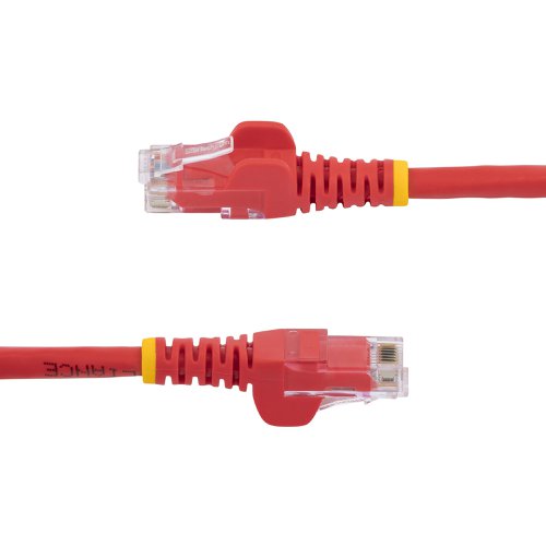 StarTech.com 100ft CAT6 UTP Red Snagless Gigabit Ethernet Cable ETL Verified