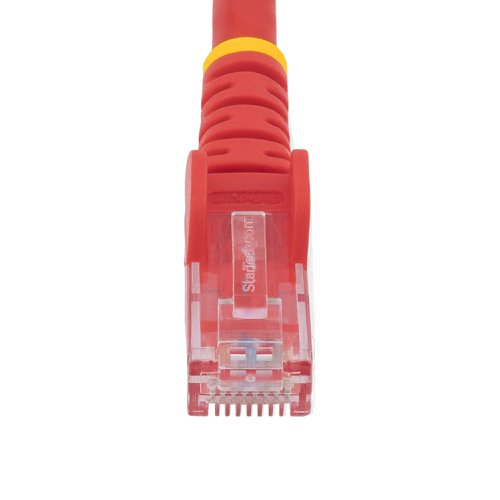 StarTech.com 100ft CAT6 UTP Red Snagless Gigabit Ethernet Cable ETL Verified Network Cables 8ST10011620