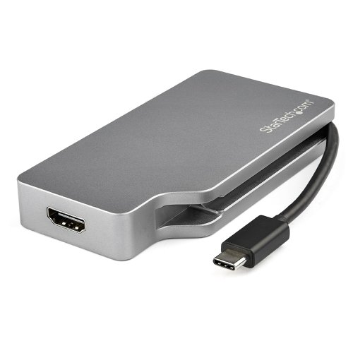 StarTech.com USB-C to HDMI VGA Mini DisplayPort DVI Multiport Adapter  8ST10221435