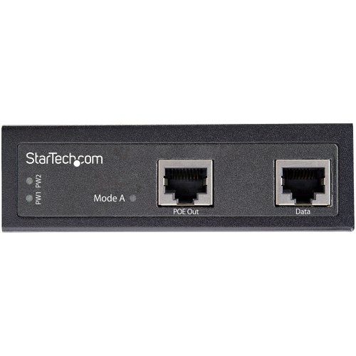 StarTech.com Industrial Gigabit Ethernet PoE Injector 30W 8ST10320917