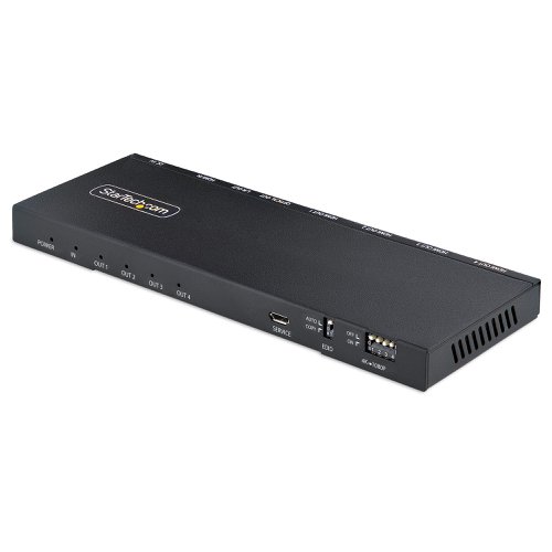 StarTech.com 4-Port 4K 60Hz HDMI 2.0 Video HDMI Splitter with Built-in Scale