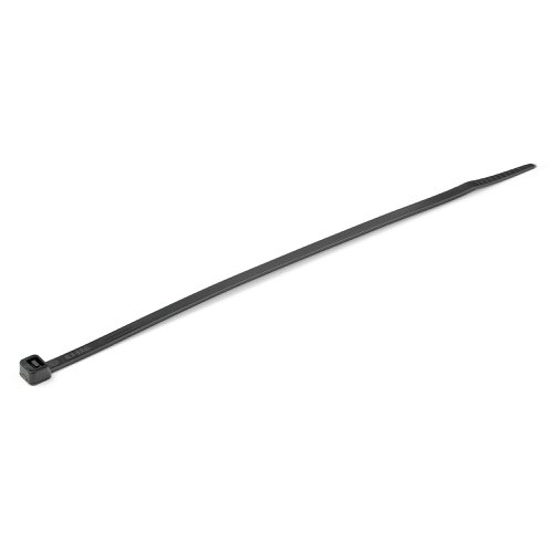 These Large cable ties enable you to conveniently bundle and secure multiple cables, to route and organize them. 100 Black cable ties are included, ensuring you'll have plenty on hand.These plastic electrical cable wraps are 8” (20 cm) in length securing cable bundles up to 2.16” (55 mm) in diameter. They're quick and easy to install or remove, with adjustable tension and a basic one-piece design -- perfect for organizing network cables, power cables, or other cables at your home or office workstation.Made of durable Nylon 66 material, these cable ties are tough and flexible. They've been rigorously tested to support up to 50 lbs (22.7 kg) of weight & are UL94 V-2 fire rated, UL Approved, and CE & Lloyd's Register Certified.