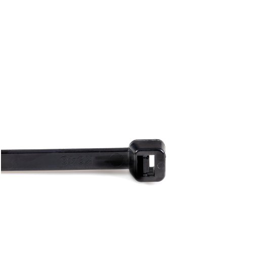 These Large cable ties enable you to conveniently bundle and secure multiple cables, to route and organize them. 100 Black cable ties are included, ensuring you'll have plenty on hand.These plastic electrical cable wraps are 8” (20 cm) in length securing cable bundles up to 2.16” (55 mm) in diameter. They're quick and easy to install or remove, with adjustable tension and a basic one-piece design -- perfect for organizing network cables, power cables, or other cables at your home or office workstation.Made of durable Nylon 66 material, these cable ties are tough and flexible. They've been rigorously tested to support up to 50 lbs (22.7 kg) of weight & are UL94 V-2 fire rated, UL Approved, and CE & Lloyd's Register Certified.