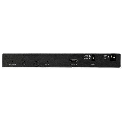 StarTech.com 2-Port HDMI 4K 60Hz UHD 2.0 Audio Video Splitter with Scaler and Audio Extractor StarTech.com