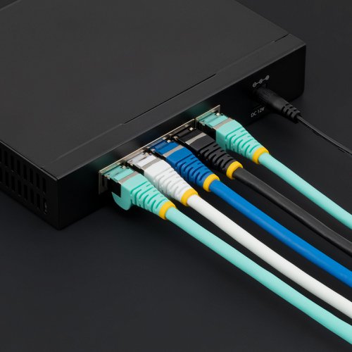StarTech.com 3m CAT6a Aqua Low Smoke Zero Halogen Ethernet Cable Network Cables 8ST10375865