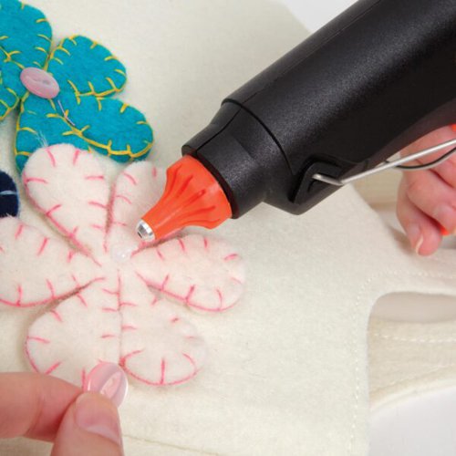 Tacwise 202 Hot Melt Glue Gun Black/Orange 0466 - Rapesco Office Products Plc - HT01575 - McArdle Computer and Office Supplies