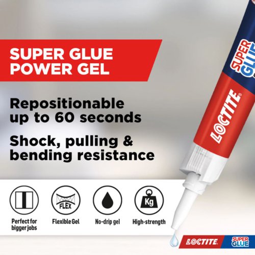 Loctite Super Glue Power Gel 20g 2820793 - LO06272